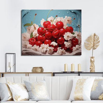 Décoration murale cerise gloussante I - fruits_105732