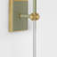 Julie Neill Lucia 21" Cordless Sconce with Linen Shade-2105074079