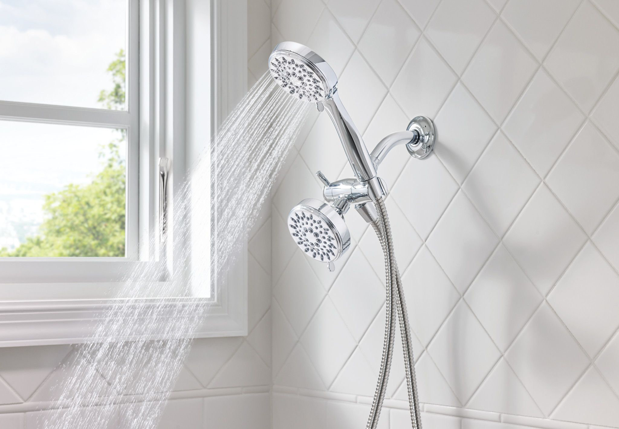 Moen Ignite FiveFunction Standard Spray Head With Handheld Shower
