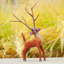 Novica Handmade Orange Deer Wood Alebrije Sculpture