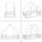 Wood House-Shaped Floor Bed With Fence, Guardrails-536714884-536714890