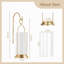 Ensemble de 2 appliques pour bougie-132943277