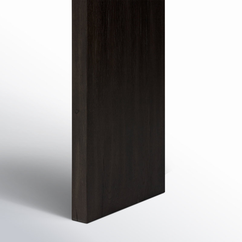 Matthes Solid Wood Console Table, Smoked Black, 30.75" H x 60" W x 15" D