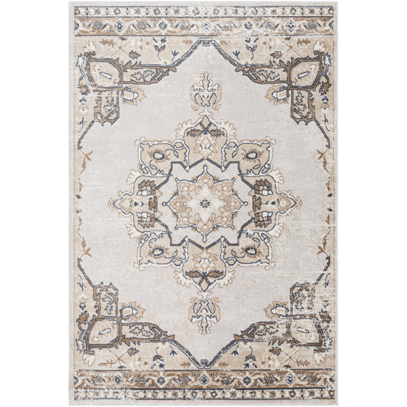 Gittens Oriental Indoor Rug, Rectangle 5'2" x 7'