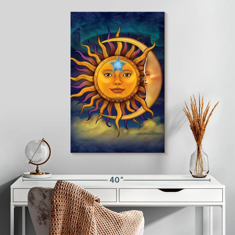 Oberle Sun Moon, 30" H x 20" W
