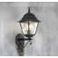 Matte Black Plug-in Outdoor Wall Lantern