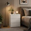 Ensemble de 2 petites commodes à 3 tiroirs pour un rangement polyvalent-133343493