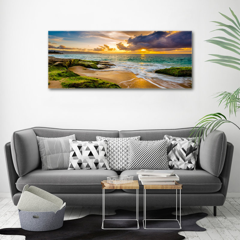 Sunset Sea - Wrapped Canvas Print