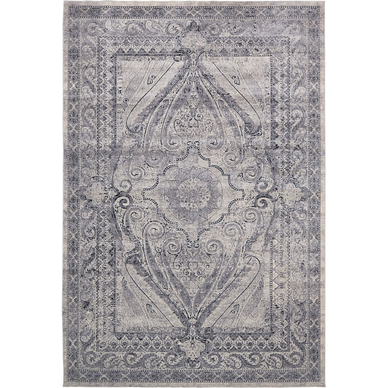 Parrado Ikat Indoor Rug, Rectangle 8' x 10'