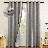 100% Blackout Curtains Linen Texture Room Darkening Thermal Insulating Drapes for Bedroom & Living Room(Set of 2)-2108705773-2108705774