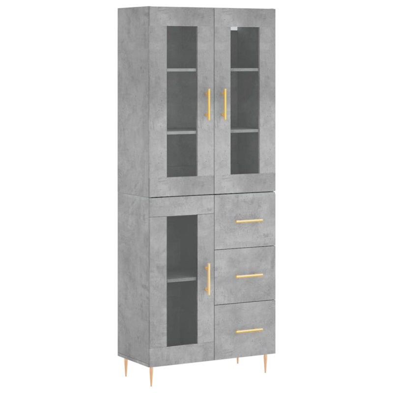 Koyande 69.5cm Sideboard, Concrete Grey