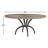 Caracole Classic Ash Round Metal Base Dining Table