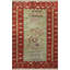 Tapis décoratif rouge à motif floral à motif floral rouge-1141451288