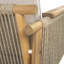 Fauteuil club d'extérieur en bois