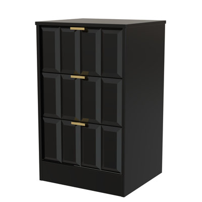 Arnesto 45cm W Manufactured Wood Bedside Table