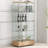 Modern Glass Display Cabinet With 2 Large Drawers-540084734