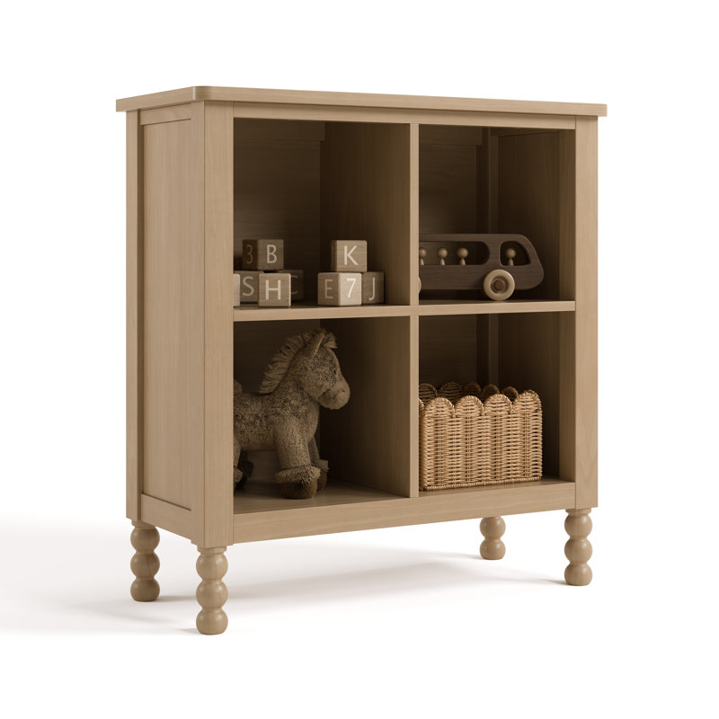 Rio 4 Cube Storage Organizer Bookcase, Driftwood