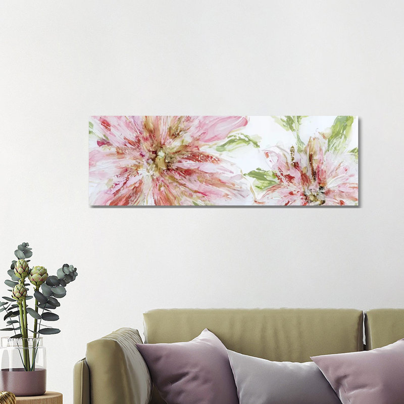 Floral Panache by Carol Robinson - Wrapped Canvas Panoramic Print, 121.92 cm H x 40.64 cm W x 1.91 cm D
