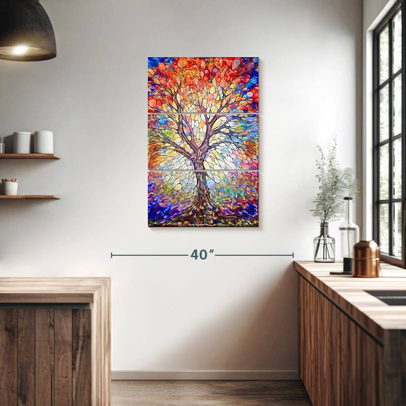 Harnek Tao Of Life - arbre de la Fresque, H 38 po x l 24 po