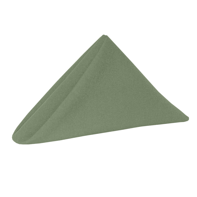 Ensemble de serviettes 12 pièces, Vert armée, 17 po x 17 po