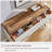 54 Inch Wide 6-Drawer Double Dresser, Mid-Century Modern Fluted Style, Wide Storage Chest for Bedroom & Living Room-4896302