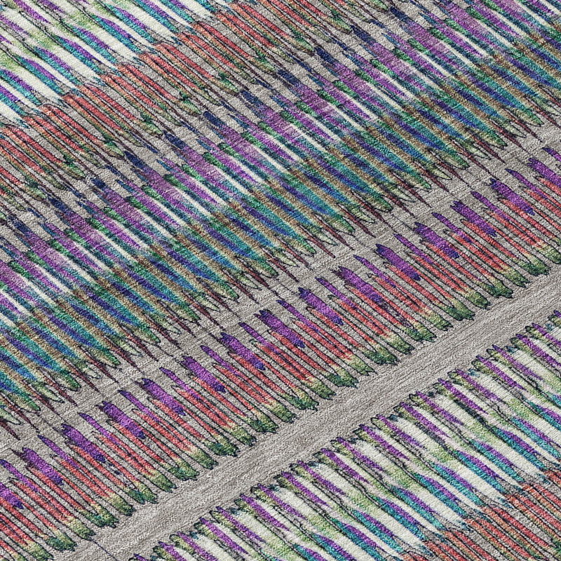 Jurnee Washable Striped Indoor / Outdoor Rug, Runner 2'3" x 7'6"