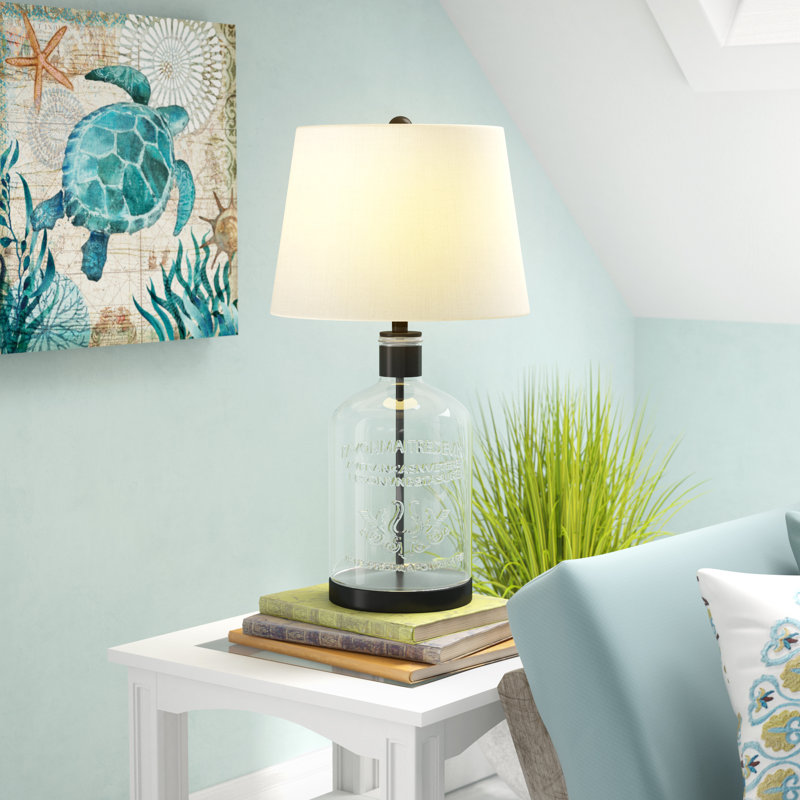 Lampe de table standard 26,5 po Oyku, Noir