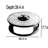 Walnut Round Coffee Table-228245916
