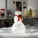 Kingswood Fir Crystal Snowman Christmas Lighted Display
