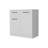 Loonam 2-Door 1-Drawer Dresser White-446765209