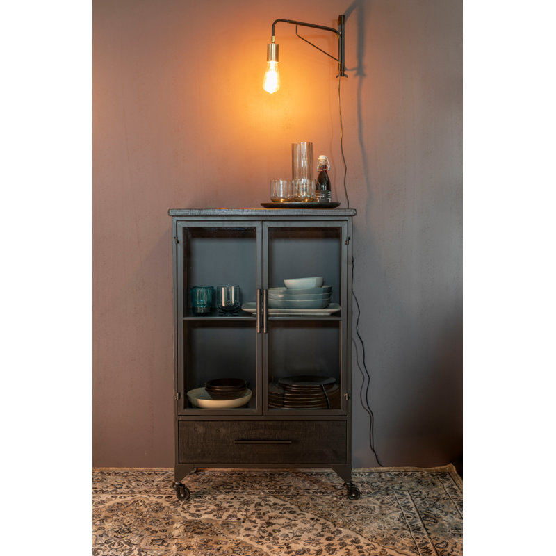 Ferre Solid Wood Accent Cabinet