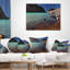 Coussin décoratif «Bright Lake Waters of Mountain Lake»