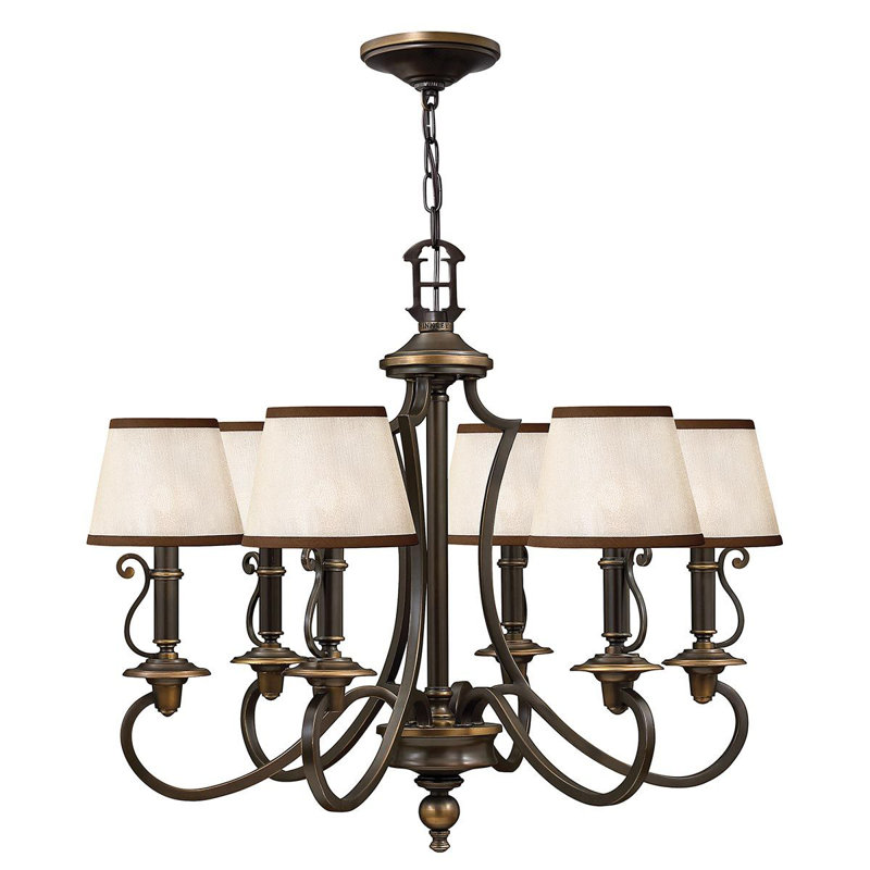 Barkbridge 6 - Light Shaded Chandelier