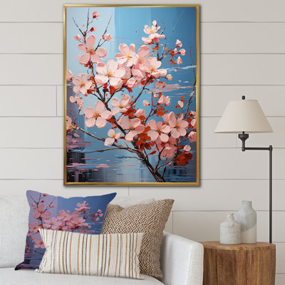 Reproduction d'art sur toile fauve rose fauve II