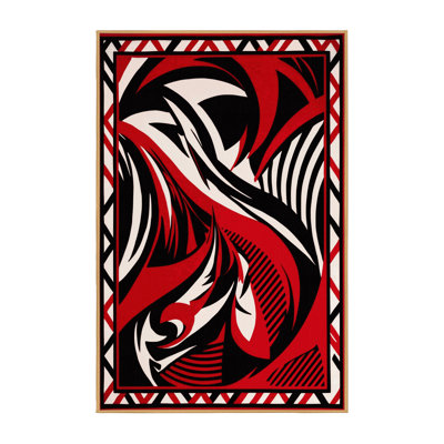 Tapis abstrait Abstract Inferno