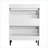 Shoe Cabinet, Modern Freestanding Organizer with 2 Flip Drawers &amp; Metal Legs, 31.5”W x 9.84”D x 43.3”H | Off-White | Entryway