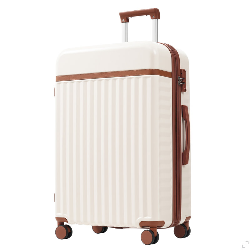Ensemble de bagage 5 pièces, valise de transport rigide, bagage extensible avec sacs de voyage, roulettes, verrou TSA