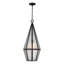 Lampe sur pied 1 lumière Eleana Pen Pen en noir mat
