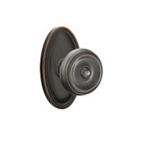 Privacy Waverly Knob with Oval Rose