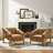 Rod 33''W Full-Grain Genuine Leather Upholstered Armchair Leisure Lounge Chair with Ash Wood Base-773508832-765625487