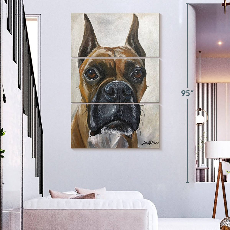 Brampt Boxer Kyleigh, 74" H x 48" W