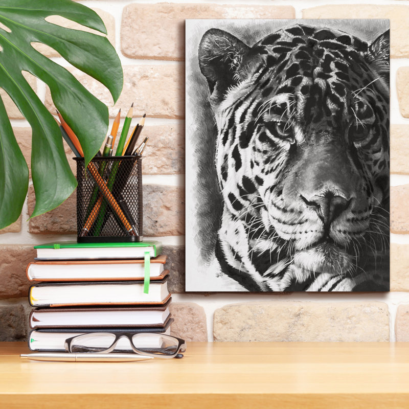 «Cabeza Kingpin On Canvas» par Barbara Keith, reproduction, H 16 po x l 12 po x P 0,75 po