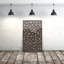Coffee Panel Style 1 Aluminum Laser-Cut Privacy Screen Panel  – Powder-Coated Outdoor Metal Wall Art, Decorative Garden Fence Privacy Divider-71046397-71046400