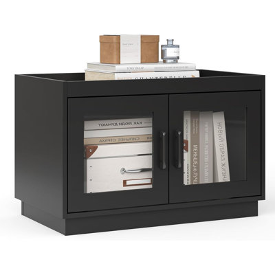 Stackable Drawer - 2 Doors - Black