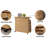 Kamal Wood Kitchen Cart-939270895