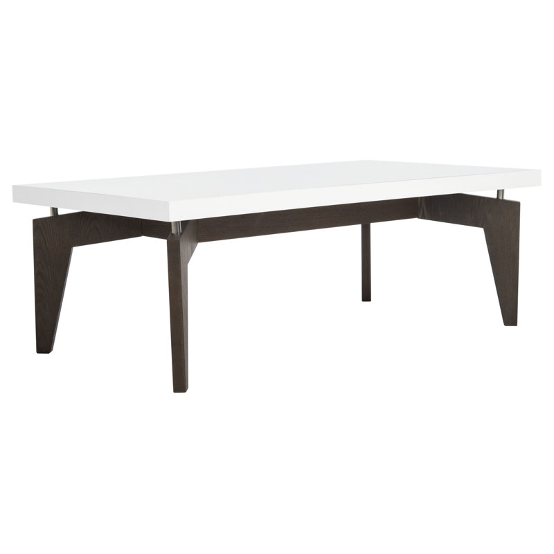 Table basse Crossville, Marron foncé