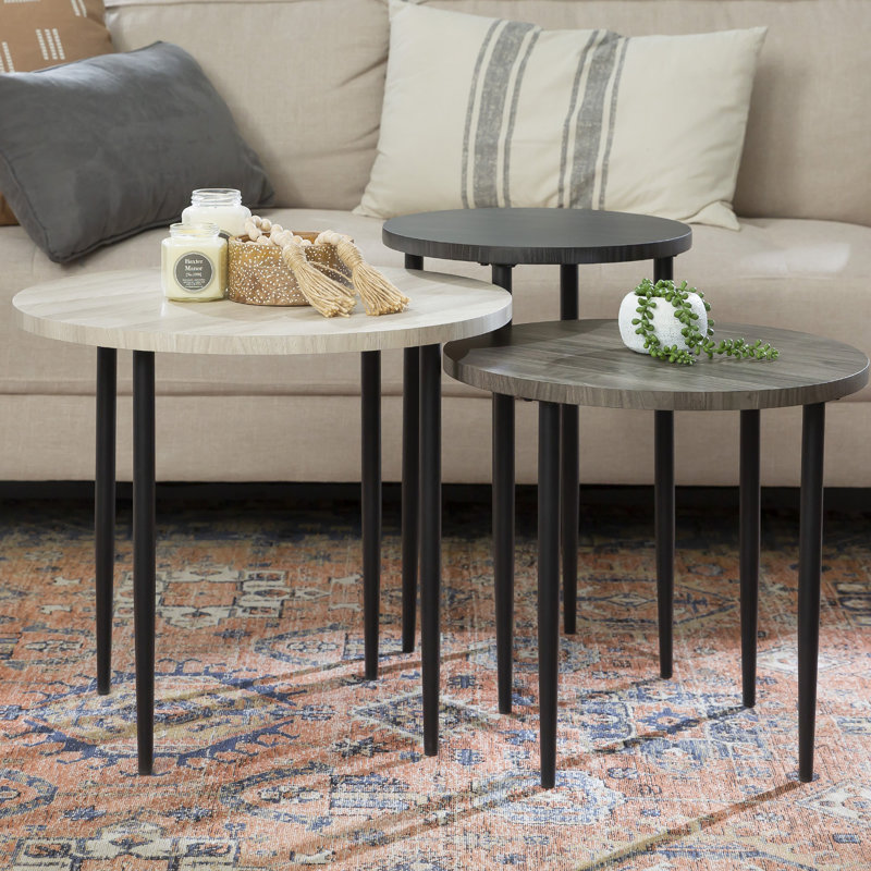 Schmid Nesting Coffee Table, Black