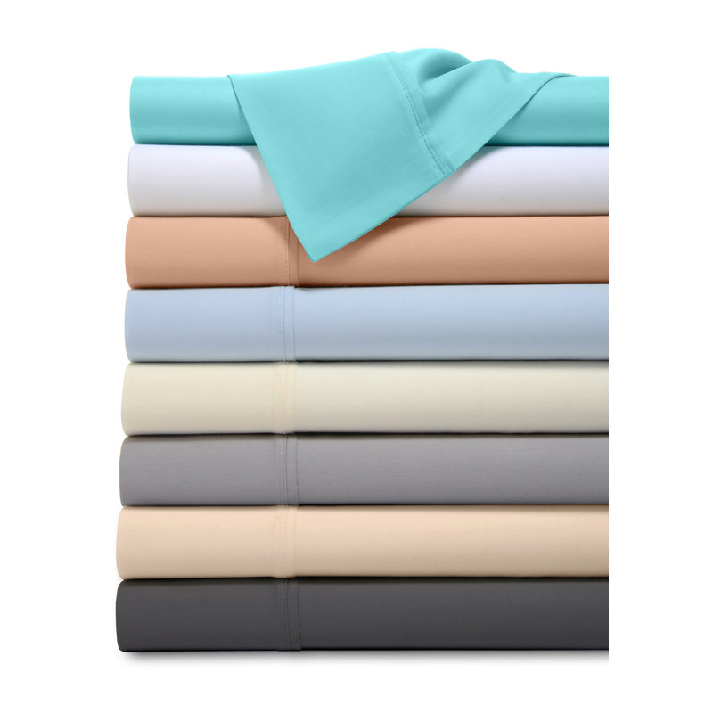 Ensemble de draps en coton riche de 1200 fils Kathy Ireland Gallery, Ensemble de draps pour lit double + un drap-housse
