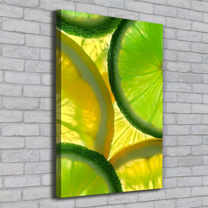 Lime And Lemon - Wrapped Canvas Print