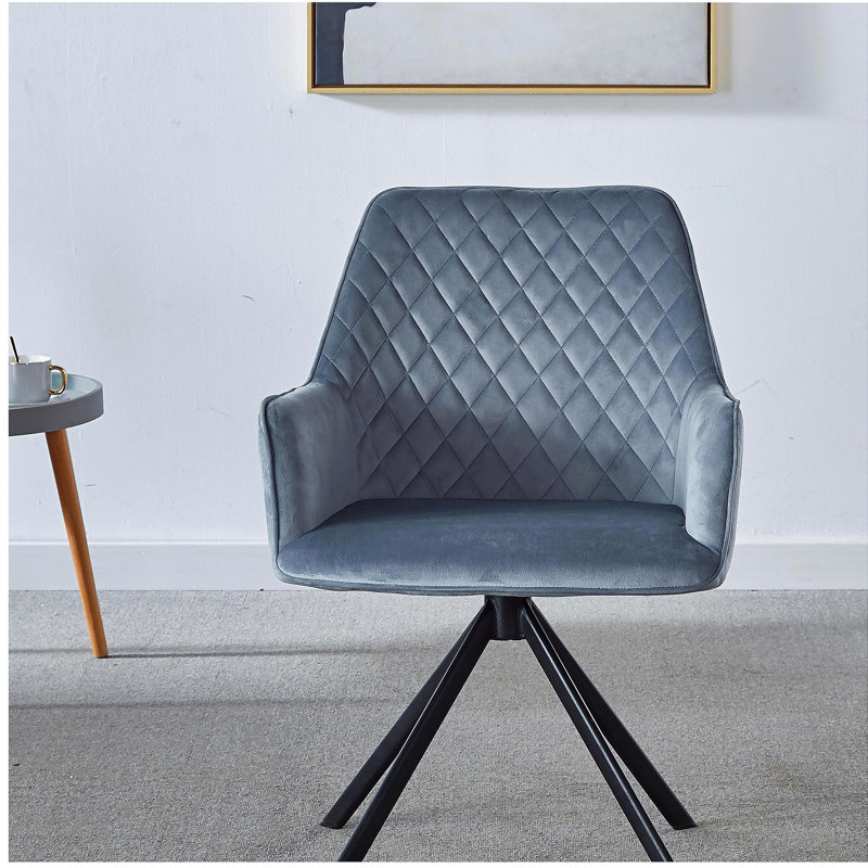 Modern wheelless office chair, ergonomic office chair, suitable for home office, bedroom, reception room, living room chair